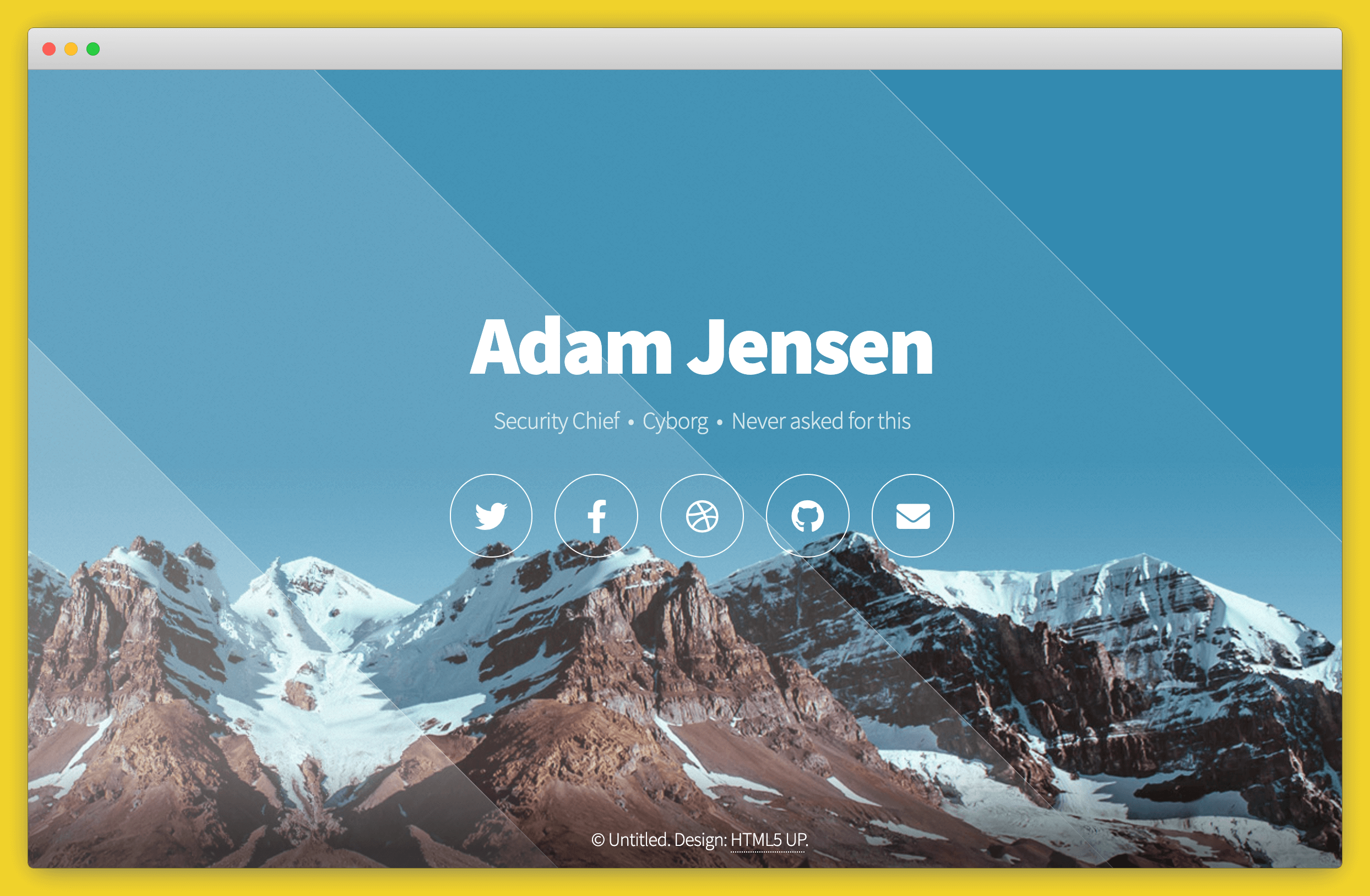 html5up site